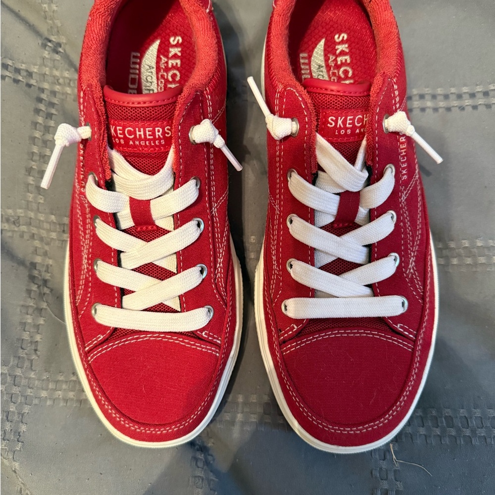 Skechers Red Sneakers - Picture 3 of 7